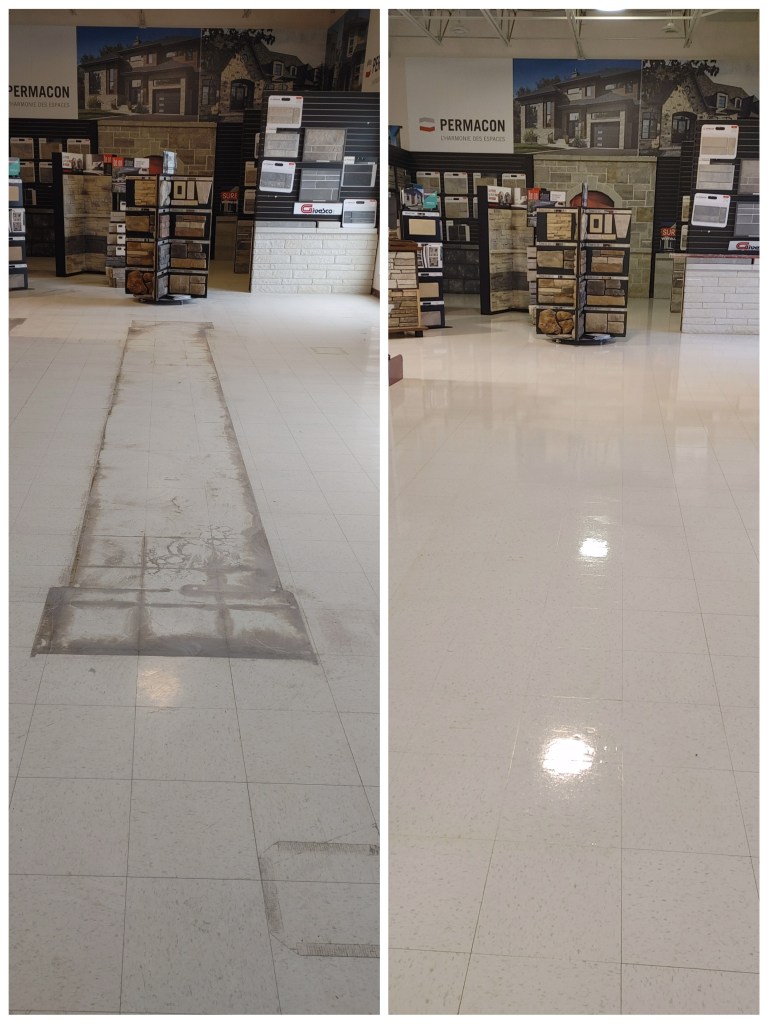 Décapage et finition de plancher